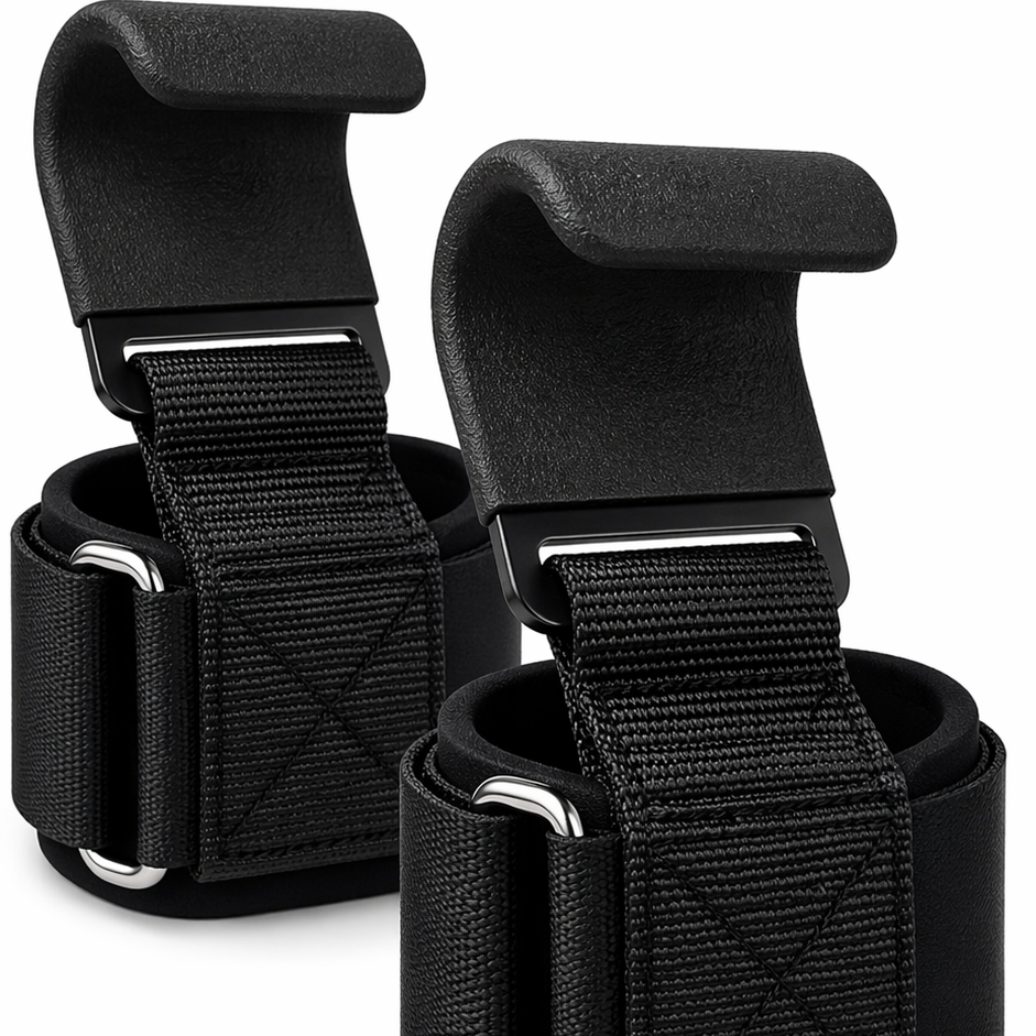 LiftLab Pro Lifting Hooks (Heavy Duty Grip Support)