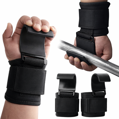 LiftLab Pro Lifting Hooks (Heavy Duty Grip Support)