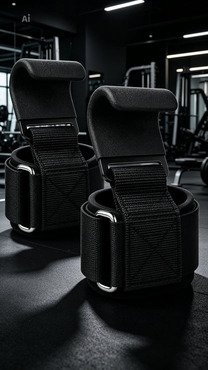 LiftLab Pro Lifting Hooks (Heavy Duty Grip Support)